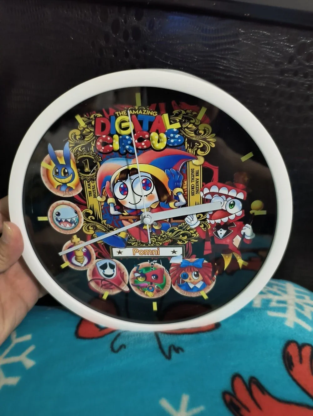 The Amazing Digital Circus Wall Clock - Colorful Character Art Personalized